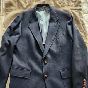 Vintage Cricketeer Navy Blue Suit Jacket